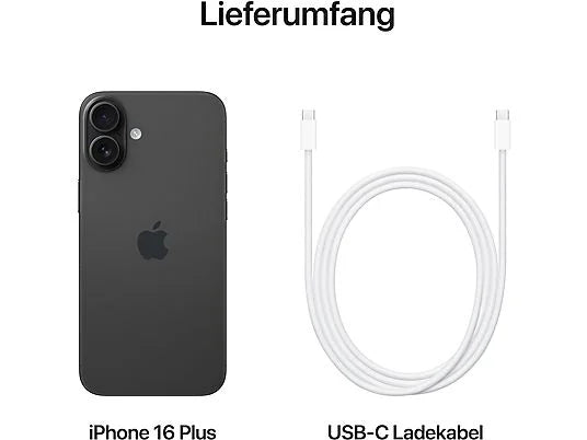 Smartphone APPLE iPhone 16 Plus 5G 512GB Preto Dual SIM