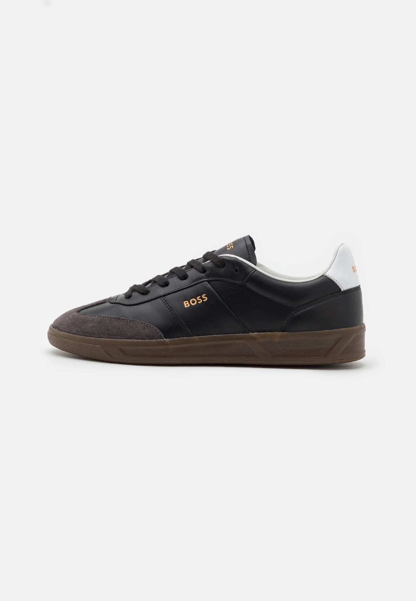 Tenis Pretos Couro e Camurca
