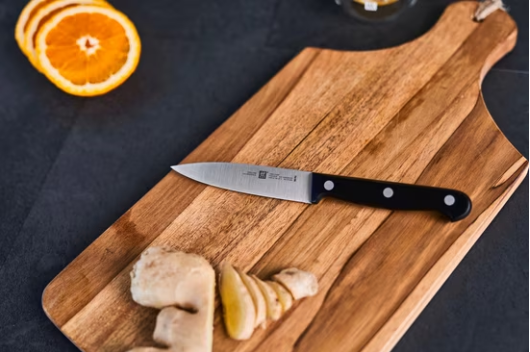 Talheres Bloco de Facas TWIN Chef 2 ZWILLING (8 peças), bloco de facas com 5 facas + 1 tesoura + 1 aço de afiar, bambu