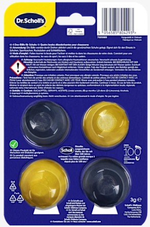 Bolas de Desodorante para Sapatos, 4 Pcs Dr SCHOLLS