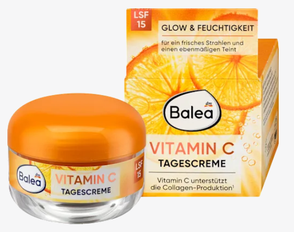 BALEA Creme Facial Vitamina C FPS 15, 50 ml