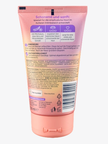 BALEA Gel de Depilacao Íntimo, 150 ml