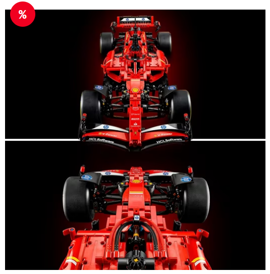 LEGO Carro de Corrida Ferrari SF-24 F1 (42207), Tijolos de Construção LEGO® Technic (1361 pcs), Fabricado na Europa