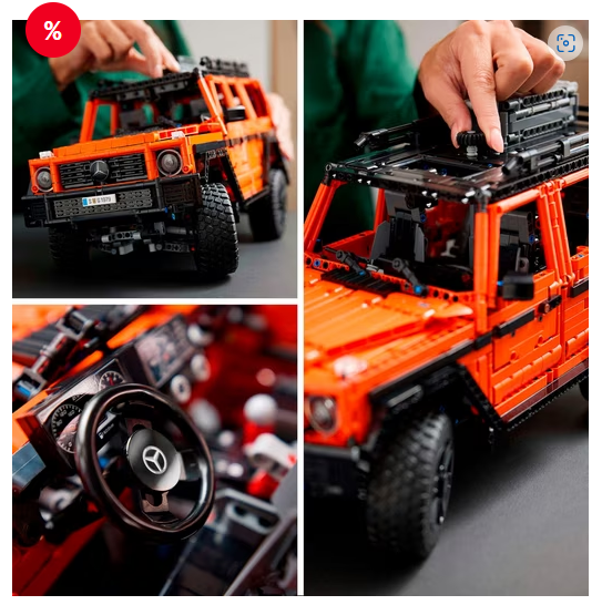 LEGO Linha Mercedes-Benz G 500 PROFESSIONAL (42177), Peças de Construção LEGO Technic (2891 peças), fabricado na Europa