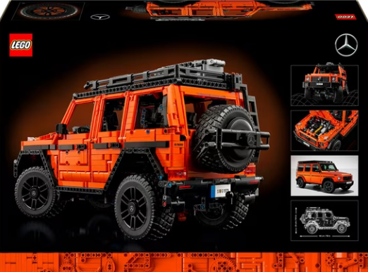 LEGO Linha Mercedes-Benz G 500 PROFESSIONAL (42177), Peças de Construção LEGO Technic (2891 peças), fabricado na Europa