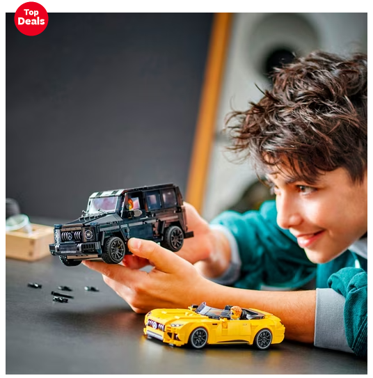 LEGO Mercedes-AMG G 63 & Mercedes-AMG SL 63 (76924), telhas de construção LEGO Speed Champions (808 pcs), Fabricado na Europa