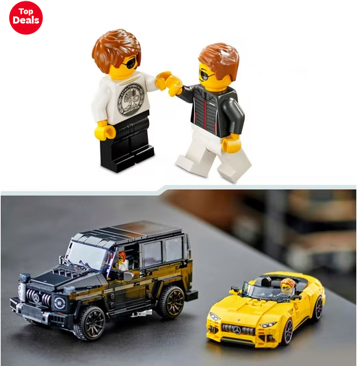 LEGO Mercedes-AMG G 63 & Mercedes-AMG SL 63 (76924), telhas de construção LEGO Speed Champions (808 pcs), Fabricado na Europa