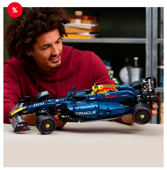 LEGO Carro de Corrida Oracle Red Bull Racing RB20 F1 (42206), Tijolos de Construção LEGO Technic