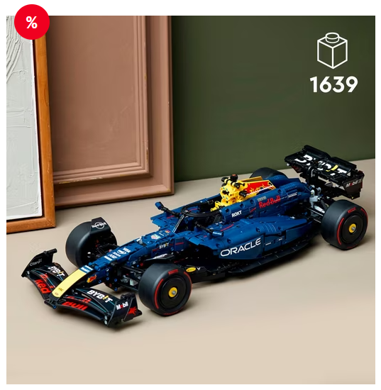 LEGO Carro de Corrida Oracle Red Bull Racing RB20 F1 (42206), Tijolos de Construção LEGO Technic