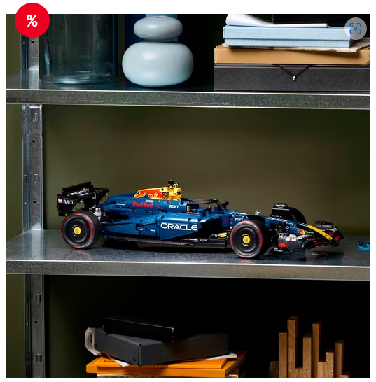 LEGO Carro de Corrida Oracle Red Bull Racing RB20 F1 (42206), Tijolos de Construção LEGO Technic