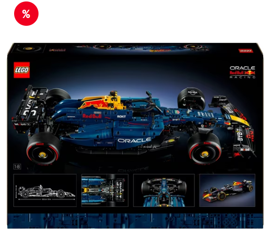 LEGO Carro de Corrida Oracle Red Bull Racing RB20 F1 (42206), Tijolos de Construção LEGO Technic