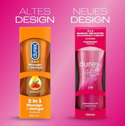 Lubrificante & Massagem 2 em 1 Guaraná, 200 ml DUREX