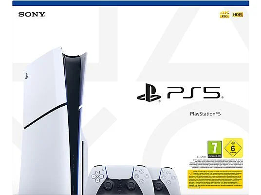 PLAYSTATION 5 Disk Edition (Slim) 1T incl. segundo controle sem fio DualSense