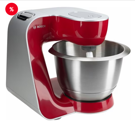 BOSCH Processador de alimentos MUM5 Styline MUM56740 Vermelho Escuro (capacidade da tigela: 3,9 l, 900 watts)