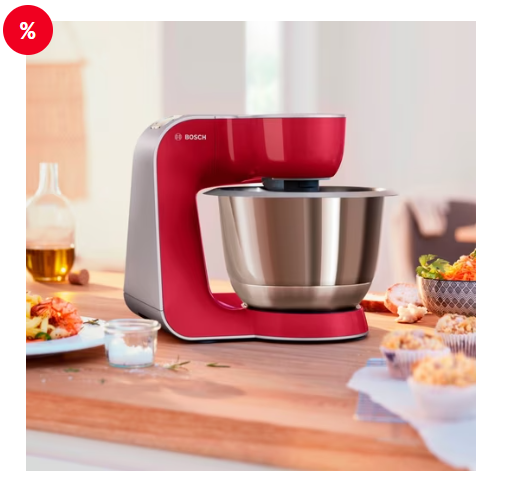 BOSCH Processador de alimentos MUM5 Styline MUM56740 Vermelho Escuro (capacidade da tigela: 3,9 l, 900 watts)
