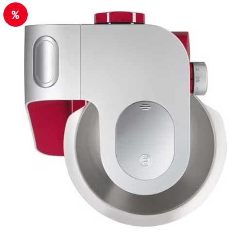 BOSCH Processador de alimentos MUM5 Styline MUM56740 Vermelho Escuro (capacidade da tigela: 3,9 l, 900 watts)