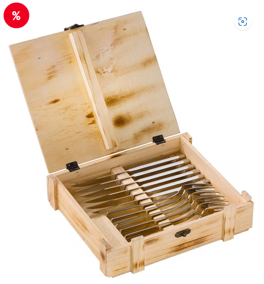 Talheres Especiais de bife ZWELLING (12 pcs), 6 pessoas, aço inoxidável 18/10, aço inoxidável 18/10, inoxidável, polido,