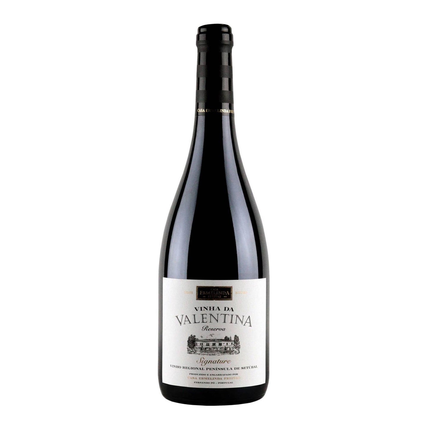 Vinha da Valentina Reserva Signature Regional Península de Setúbal Vinho Tinto Casa Ermelinda Freitas garrafa 75 cl