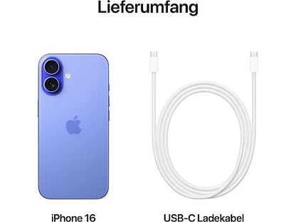 Smartphone APPLE iPhone 16 5G 128GB Ultramarino Dual SIM