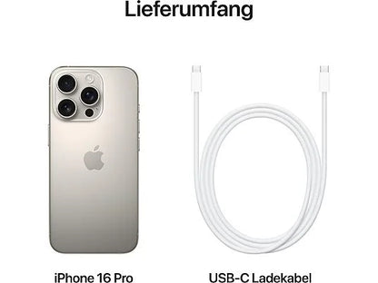 Smartphone APPLE iPhone 16 Pro 5G 128 GB Titânio Natural Dual SIM