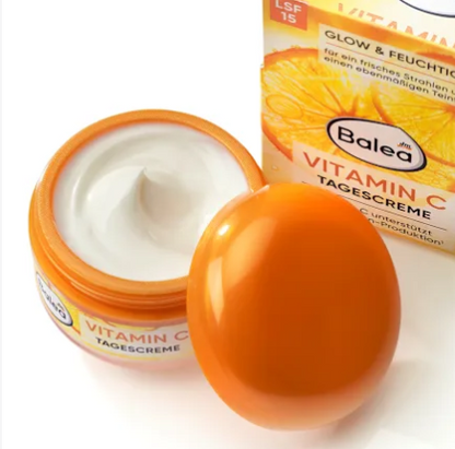 BALEA Creme Facial Vitamina C FPS 15, 50 ml