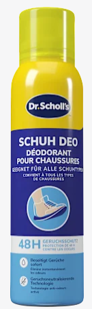 Desodorizante para Sapatos Spray Fresh Step Odor Stop, 150 ml Dr SCHOLLS