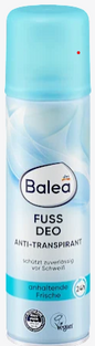 Desodorizante para os pés em spray, 200 ml BALEA