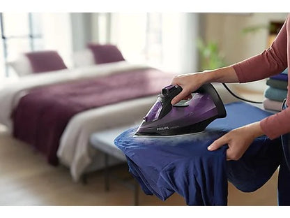 Ferro de Engomar PHILIPS DST5030/80 Série 5000 Steam Burst: 180 g/min., 320 ml, ferro a vapor (2400 watts, SteamGlide Plus )