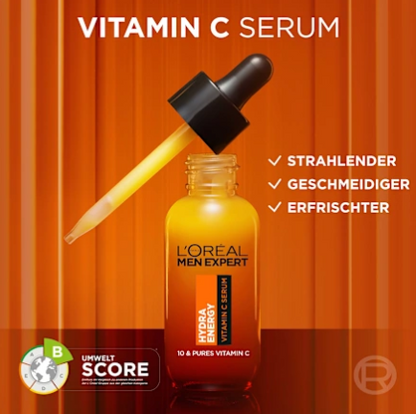 L'ORÉAL PARiS Hydra Energy Serum com Vitamina C, 30 ml