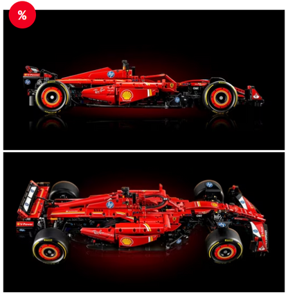 LEGO Carro de Corrida Ferrari SF-24 F1 (42207), Tijolos de Construção LEGO® Technic (1361 pcs), Fabricado na Europa