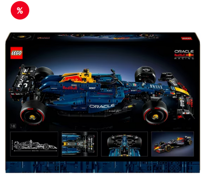 LEGO Carro de Corrida Oracle Red Bull Racing RB20 F1 (42206), Tijolos de Construção LEGO Technic