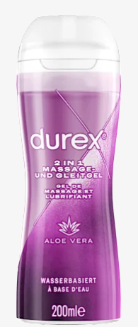 Lubrificante & Massagem 2 em 1 Aloe Vera, 200 ml DUREX