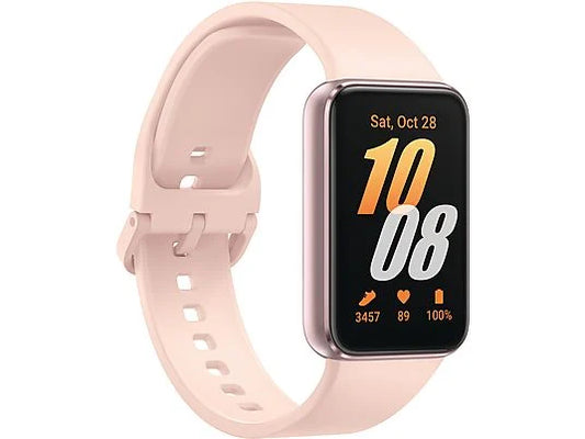 SAMSUNG Galaxy Fit3 Fitness Tracker Alumínio Fluoroelastômero Borracha, 130-185mm, Ouro Rosa
